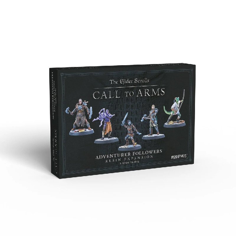 Elder Scrolls Call to Arms Adventurer Followers Set - 5 x 32mm Multi-Part Resin Miniatures