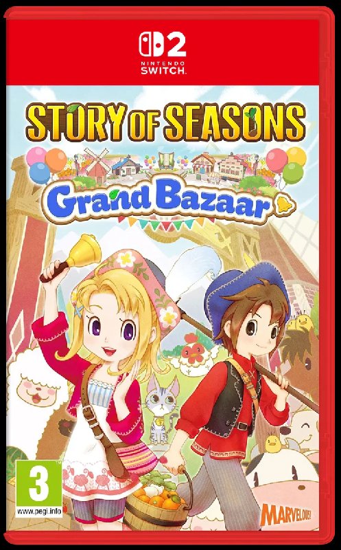 Story of Seasons: Grand Bazaar Nintendo Switch 2 Physical Game