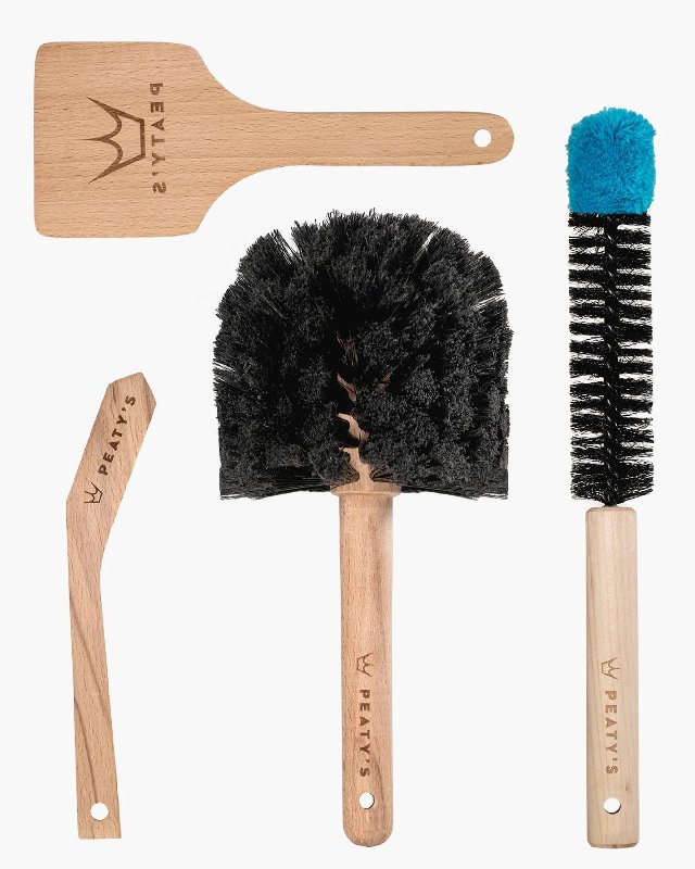 Peaty's Bike Brush Set - 4 Pack, Brown