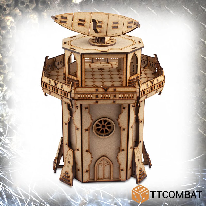 TTCombat Tabletop Scenics Sci-fi Gothic Fortified Radar Tower