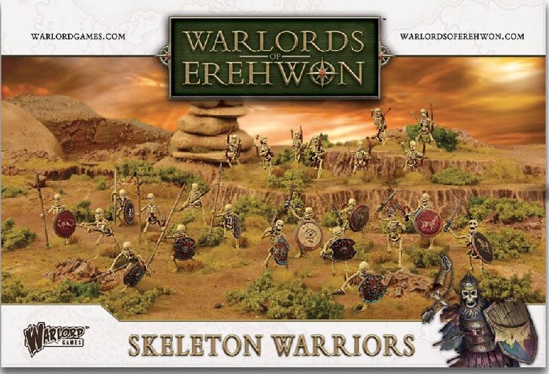 Warlords of Erehwon Skeleton Warriors Box Set - 24 Plastic Miniatures