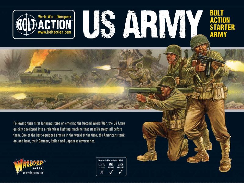 Warlord Games US Army Starter Army (2018 revision) - Bolt Action