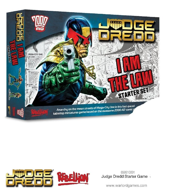 Warlord Games Judge Dredd I Am The Law Starter Set