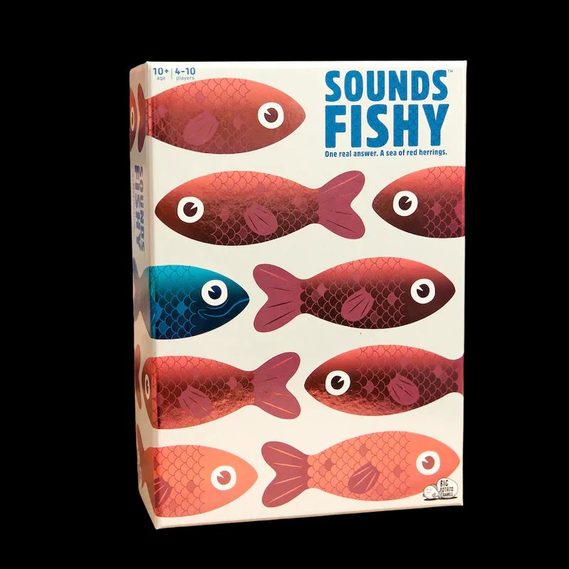 Big Potato Games Sounds Fishy Bluffing Party Game with 200 Question Cards