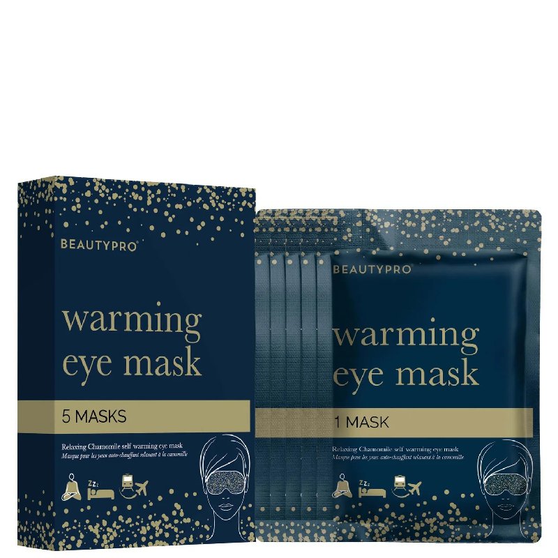 BeautyPro Warming Eye Mask with Chamomile Scent, Pack of 5
