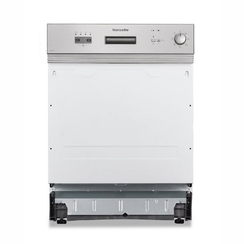 Montpellier MDI655X Stainless Steel Semi-Integrated Dishwasher, E Energy Rating
