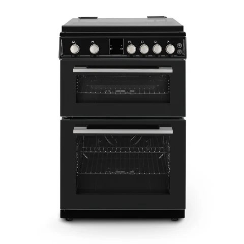 Montpellier MDOG60LK Black 60cm 4 Zone Gas Cooker with LPG Jets