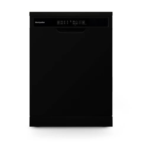 Montpellier MDWD1354K Black 13 Place Setting Freestanding Dishwasher