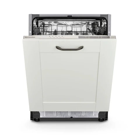 Montpellier MDWBID6053 White 60cm Integrated Dishwasher - 13 Place Settings - 49dB