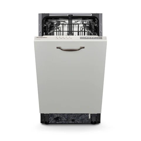Montpellier MDWBID4553 Slimline Integrated Dishwasher - 45cm, 10 Place Settings