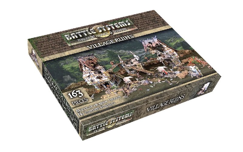Battle Systems Village Ruins Fantasy Terrain Set