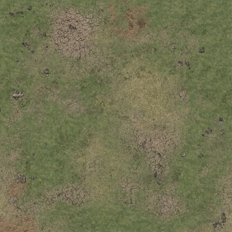 Battle Systems Grassy Fields Gaming Mat 3x3
