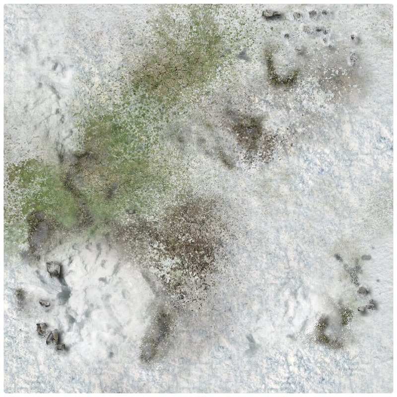 Battle Systems Winter Snowscape Gaming Mat 2x2 (60cm x 60cm)