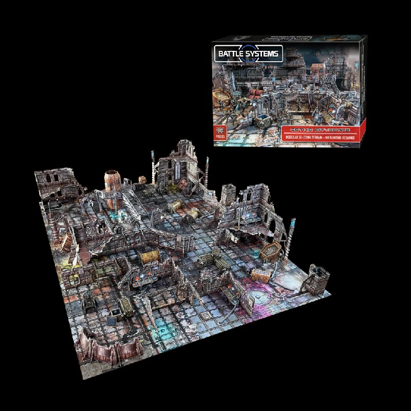 Battle Systems Gothic Cityscape Modular Sci-Fi Terrain Set