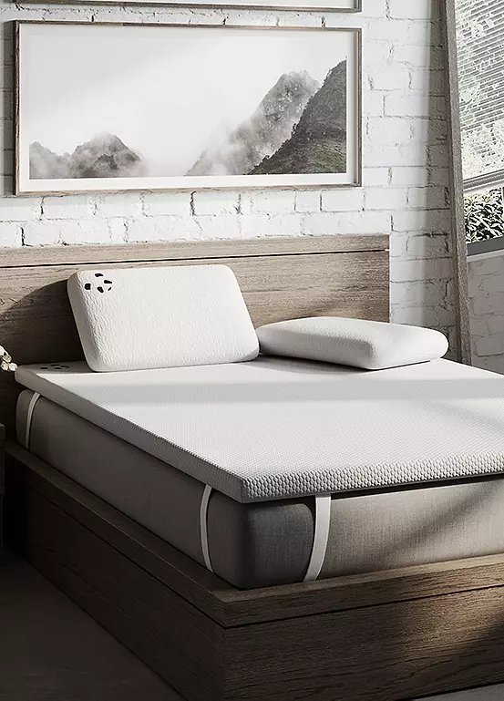 Panda Memory Foam Bamboo Mattress Topper - Double, 5cm Thick