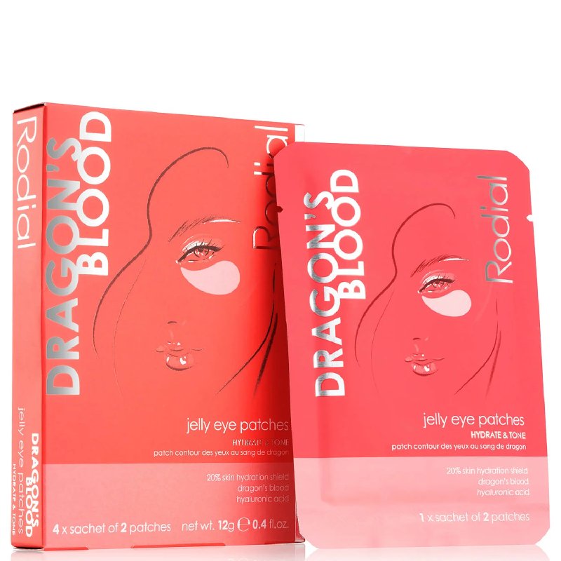 Rodial Dragon's Blood Jelly Eye Patches Pack of 4