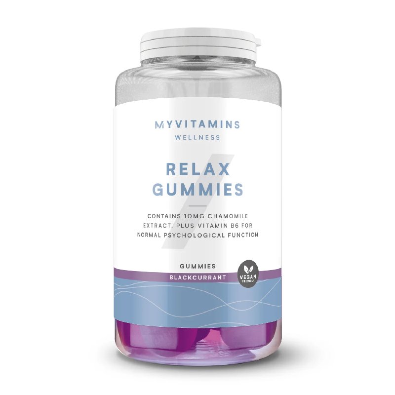 Myvitamins Relax Gummies, Blackcurrant, 60 Gummies