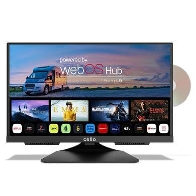 Cello 19 Inch 12V DVD Traveller Smart Frameless TV