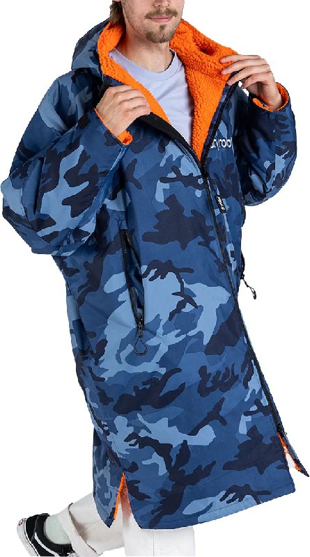Dryrobe Advance Long Sleeve Changing Robe - Blue Camo