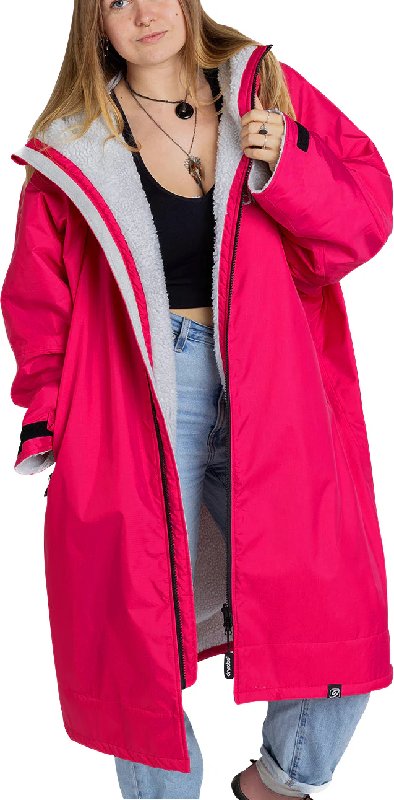 Dryrobe Advance Long Sleeve Changing Robe - Pink