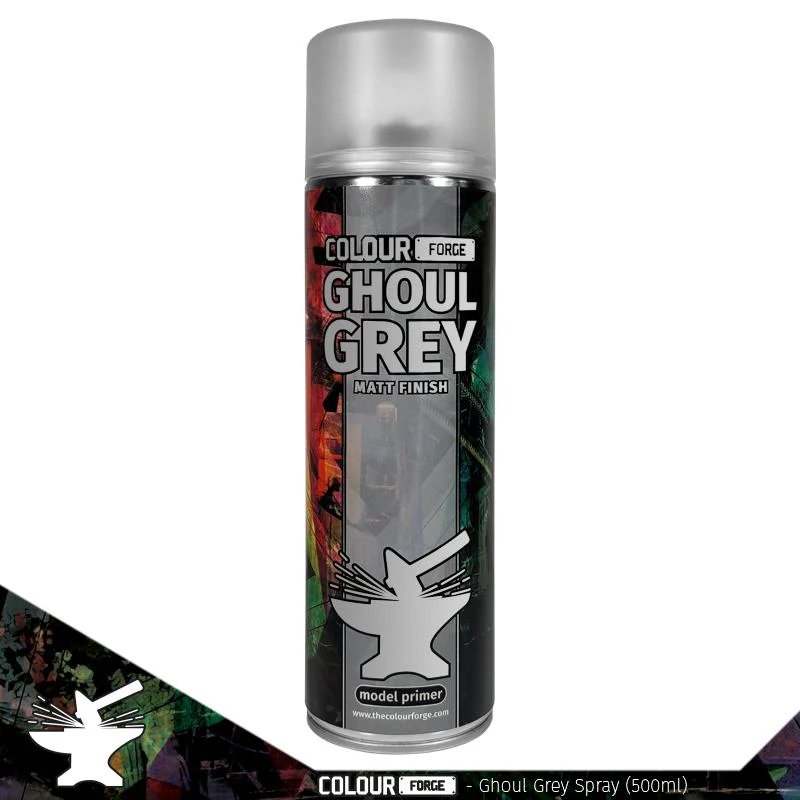 WarHub The Colour Forge Ghoul Grey Spray Paint, 500ml Can