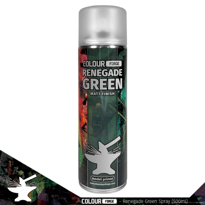 WarHub The Colour Forge Renegade Green Spray Paint, 500ml