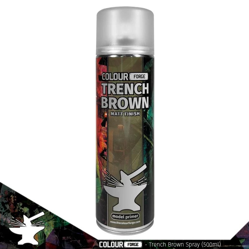 WarHub The Colour Forge Trench Brown Spray Paint, 500ml