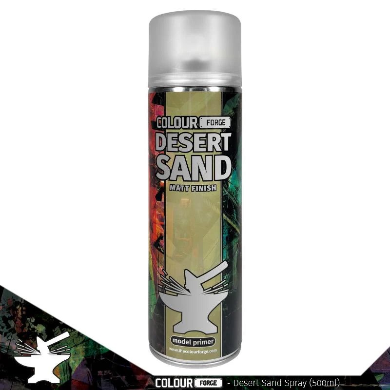The Colour Forge Desert Sand Spray Paint, 500ml Rattle Can