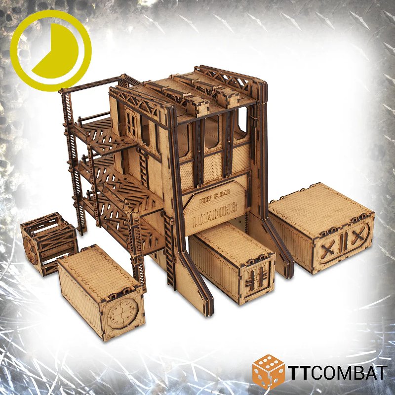 TTCombat Tabletop Scenics Sci-fi Gothic Oversight Office MDF Model Kit