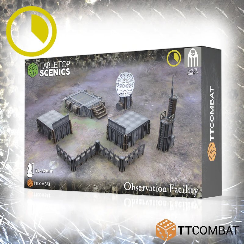 TT Combat Tabletop Scenics Observation Facility MDF Terrain Kit