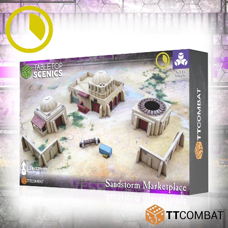 TT Combat Sandstorm Marketplace Sci-Fi Wargame Terrain Kit