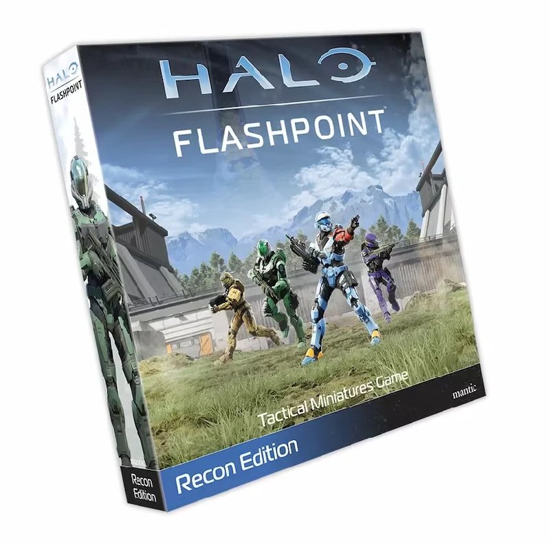 Halo Flashpoint: Recon Edition Miniatures Game with 8 Spartan Models