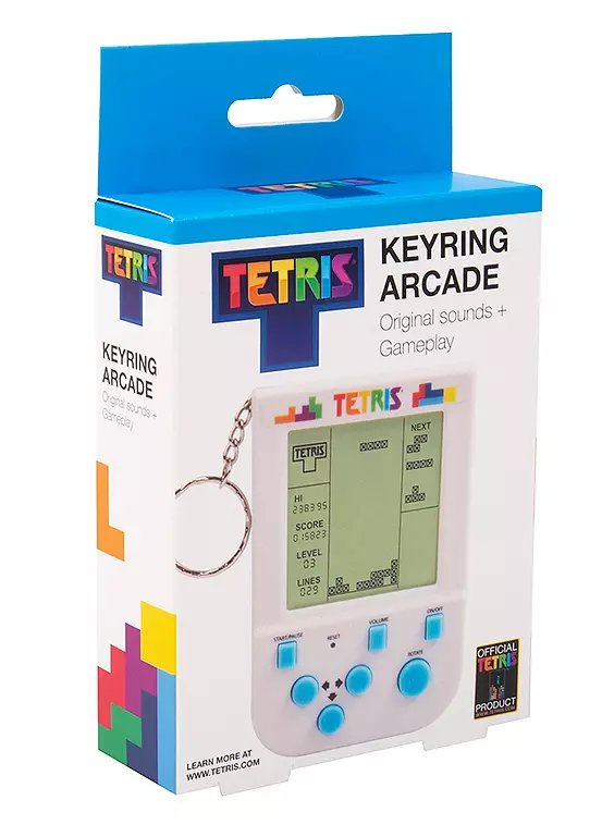 Tetris Keyring Arcade Retro Mini Portable Gaming System