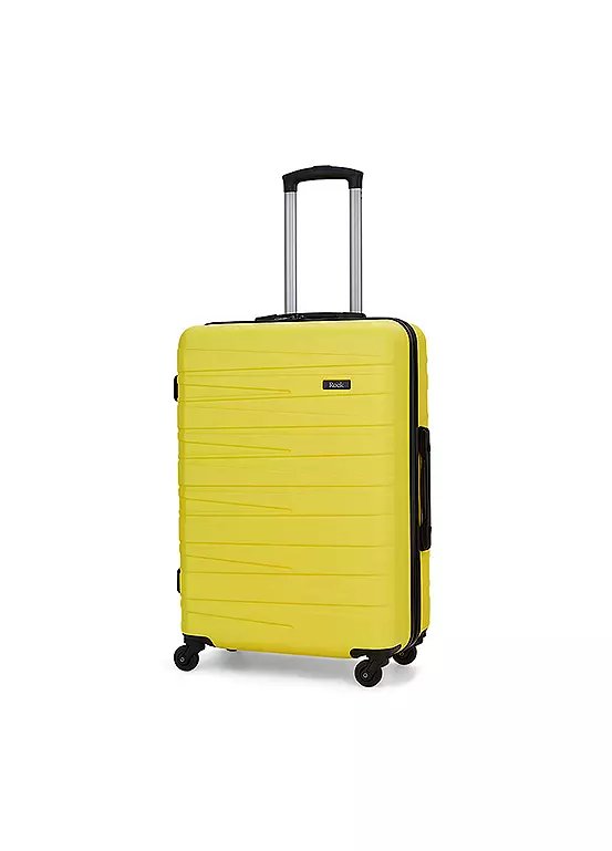 Rock Seattle 4-Wheel Hard Suitcase - Medium, 62 Litre, Yellow