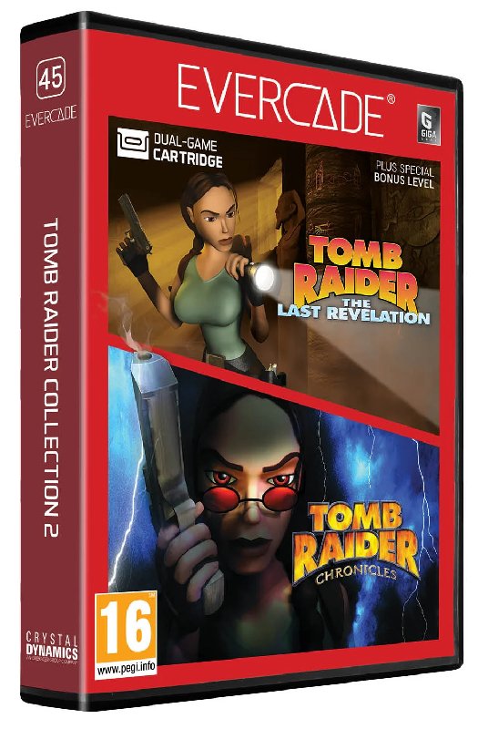 Blaze Evercade Tomb Raider Collection 2 Physical Cartridge