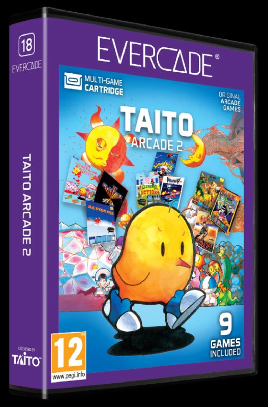 Evercade TAITO Arcade 2 Multi-Game Cartridge for Evercade Consoles