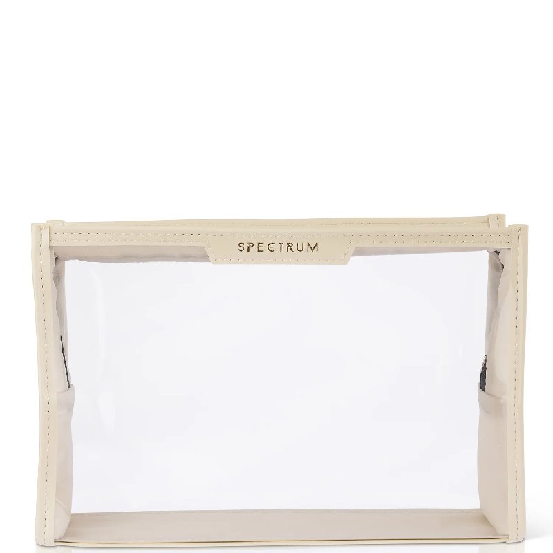 Spectrum Collections Beauty Kit Large Makeup Pouch with Clear Exterior