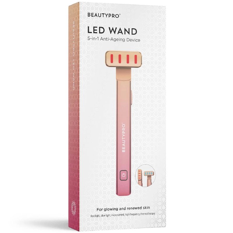 Beauty Pro LED Wand Device with 5-in-1 Technology