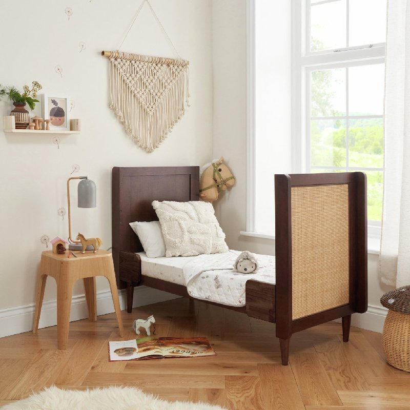 Tutti Bambini Japandi Mini 3 Piece Nursery Furniture Set in Walnut