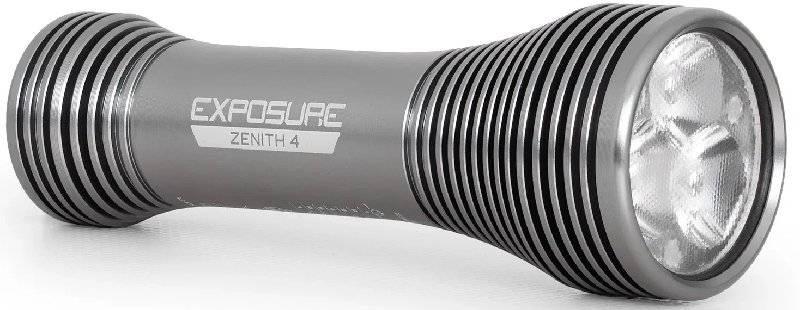 Exposure Lights Zenith MK4 Bike Helmet Light with Mount, 2360 Lumens, Dark Grey
