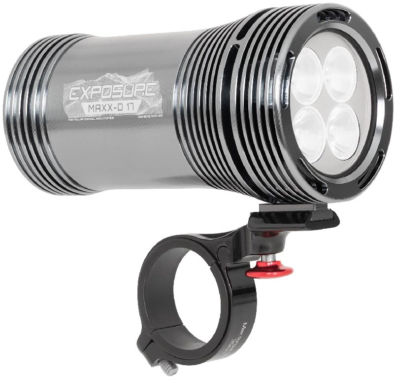 Exposure Lights MaXx-D MK17 Front Bike Light, Dark Grey