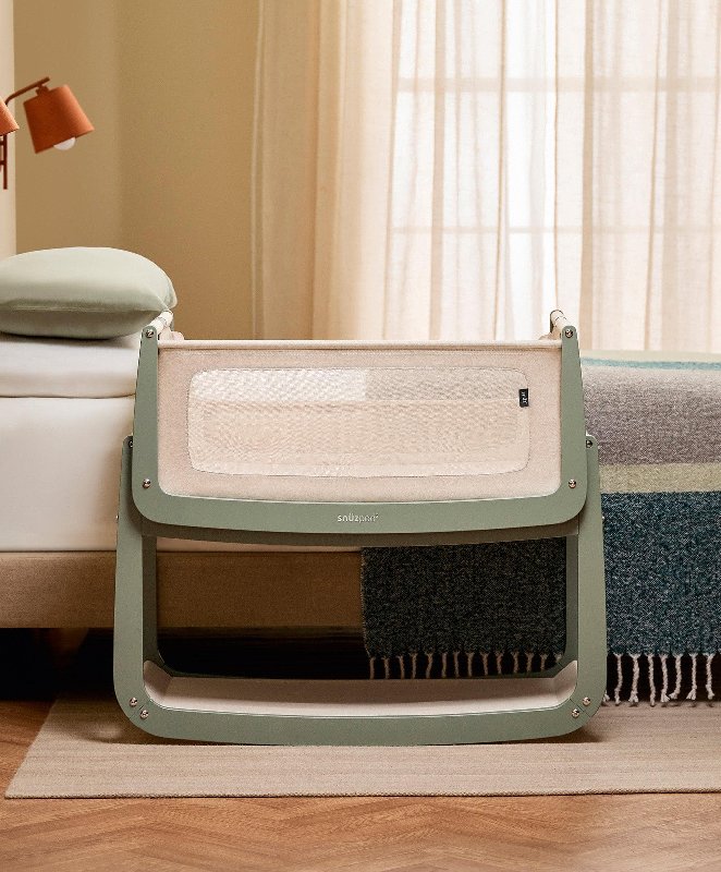 SnuzPod 5 Bedside Crib - Sage