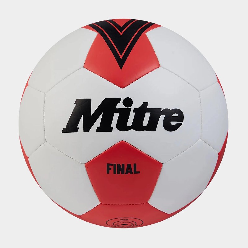 Mitre Final Football Size 3 in Red