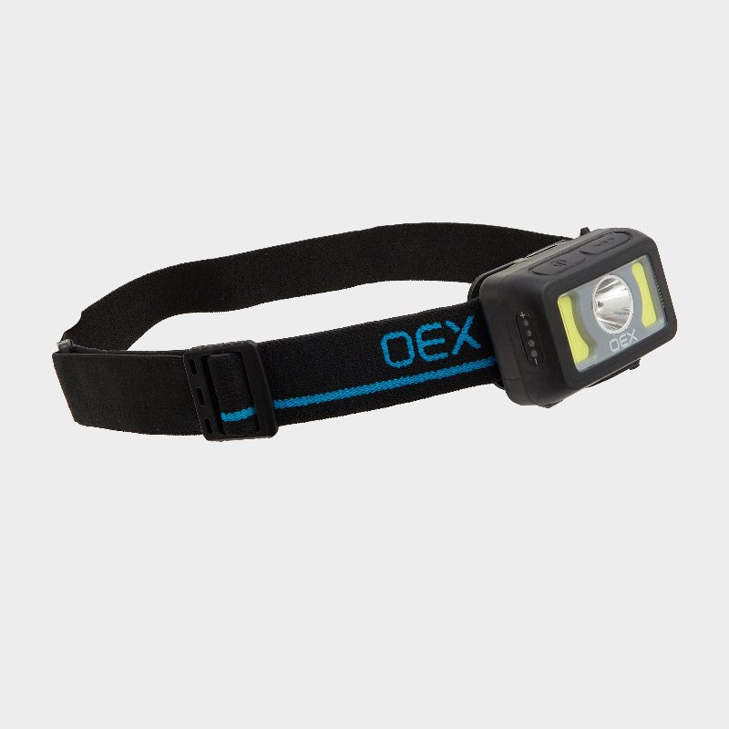 OEX 500L Rechargeable Head Torch, 600mAh Lithium Battery