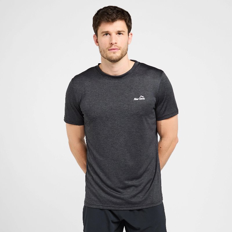 Peter Storm Men's Active Short Sleeve T-Shirt in Black