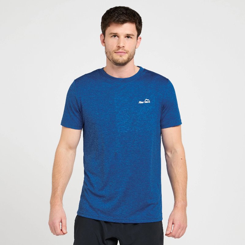 Peter Storm Men's Active Short Sleeve T-Shirt in Blue