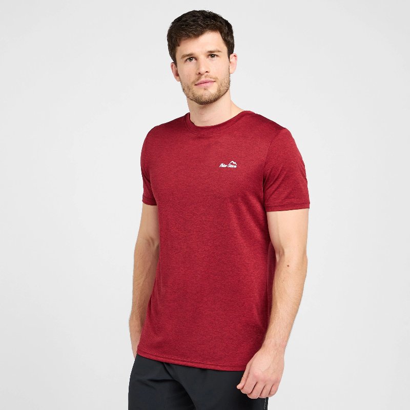 Peter Storm Men's Active Short Sleeve T-Shirt in Red