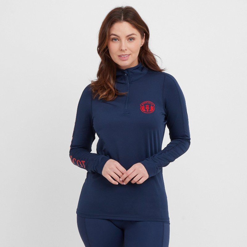 Royal Scot Women's Gracie Long Sleeve Baselayer Top Navy