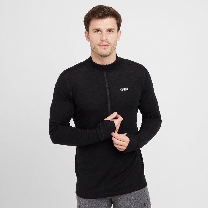 OEX Kelso Merino Long Sleeve Zip Baselayer