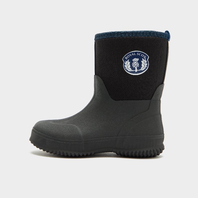 Royal Scot Kids' Ayr Muck Boots in Black